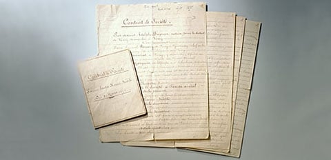 Agrément signé par Henri Nestlé
